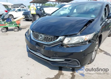 2013 Honda Civic Lx z USA, uszkodzony, nr VIN 19XFB2F56DE293838